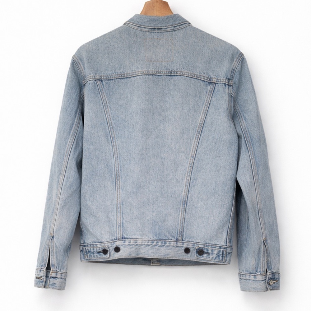 Levi’s Light Wash Trucker Jacket Men’s M Classic Denim Vintage Style - Picture 3 of 8